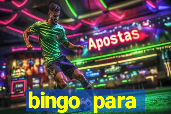 bingo para despedida de solteira para imprimir